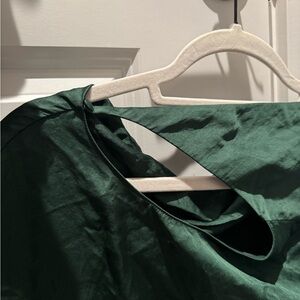 Massimo Dutti Green Blouse